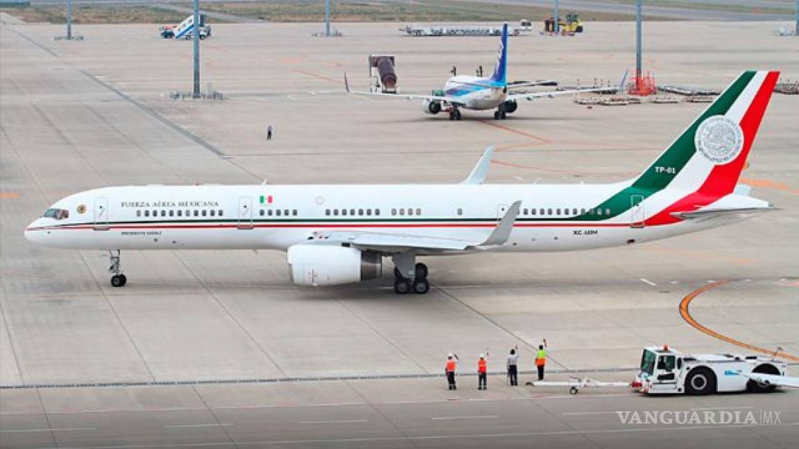 Avión presidencial regresará a México para relanzar su venta; subastarán 28 aeronaves de 7 dependencias (video)