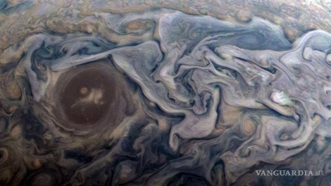 NASA publica nuevas imágenes de la atmósfera de Júpiter