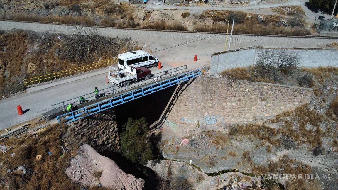 Rehabilitan en Saltillo puente vehicular y peatonal del surponiente