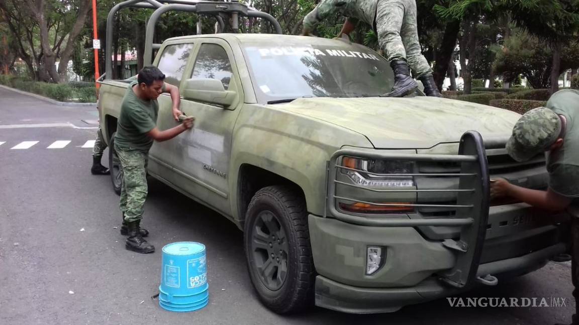 ‘Enchula’ Sedena vehículos para la Guardia Nacional