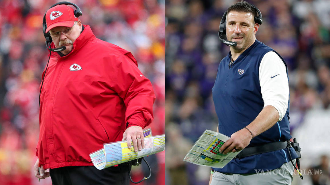 Mike Vrabel y Andy Reid, mentes maestras frente a frente