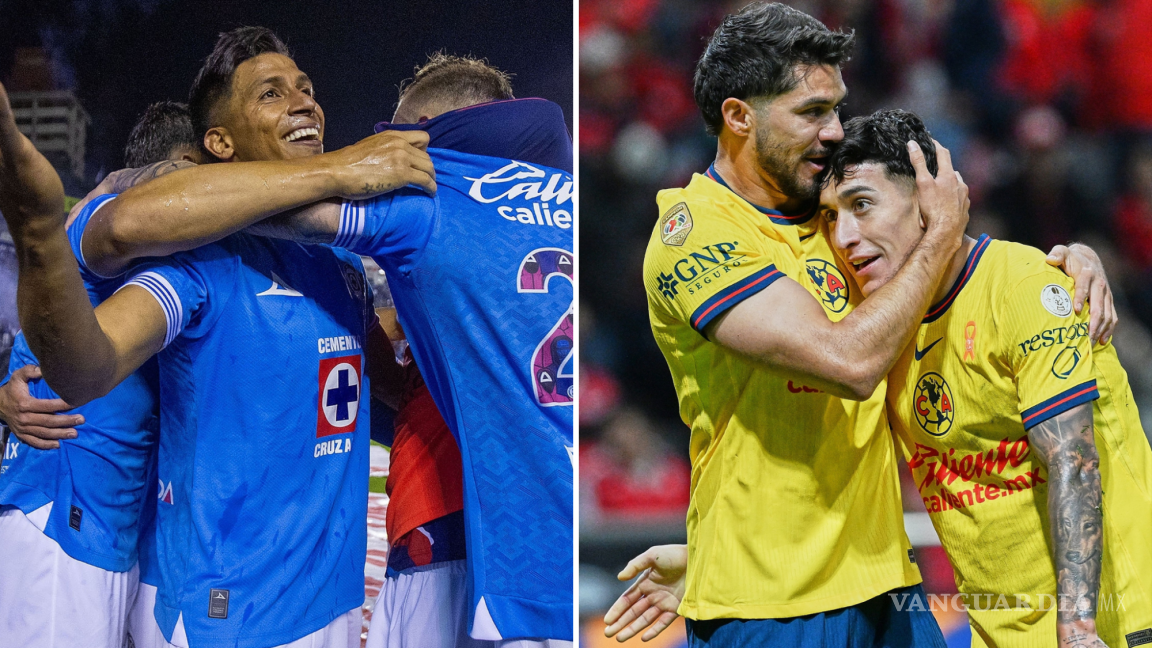 América y Cruz Azul reviven el Clásico Joven en las semifinales del Apertura 2024, ¿dónde y a qué hora ver?