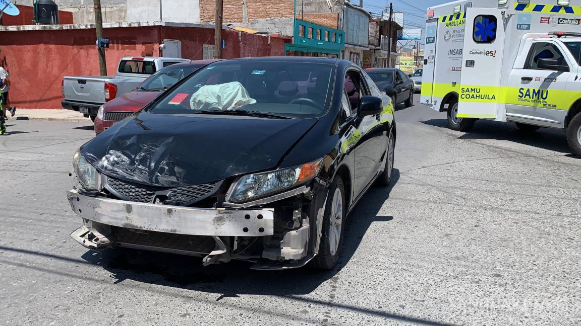 Causa choque múltiple en calles de la Topochico en Saltillo