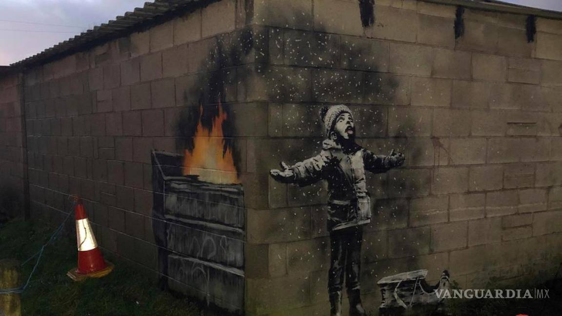 Un hombre está dispuesto a pagar más de 140 mil dólares por el último Banksy encontrado en Gales