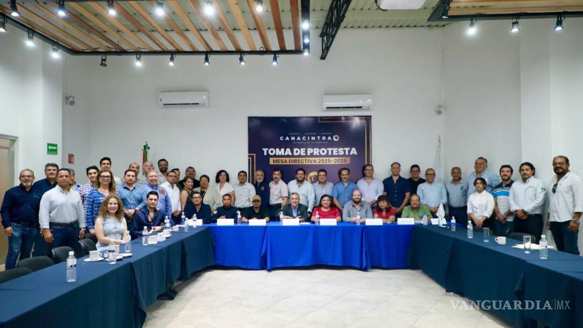 $!Pablo García Chacón, presidente de Canacintra Torreón, encabezó la reunión con autoridades municipales.