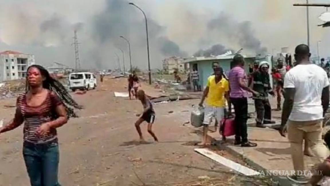 Treinta muertos hasta el momento, por explosiones en base militar de Guinea Ecuatorial