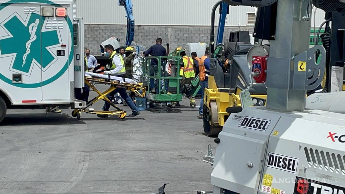 Trabajador sufre descarga eléctrica y termina en hospital de Saltillo