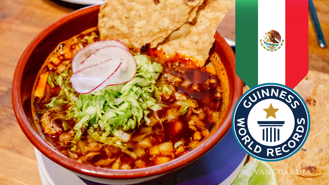 México se lleva Récord Guinness por el pozole más grande del mundo; pesó más de mil 800 kilos