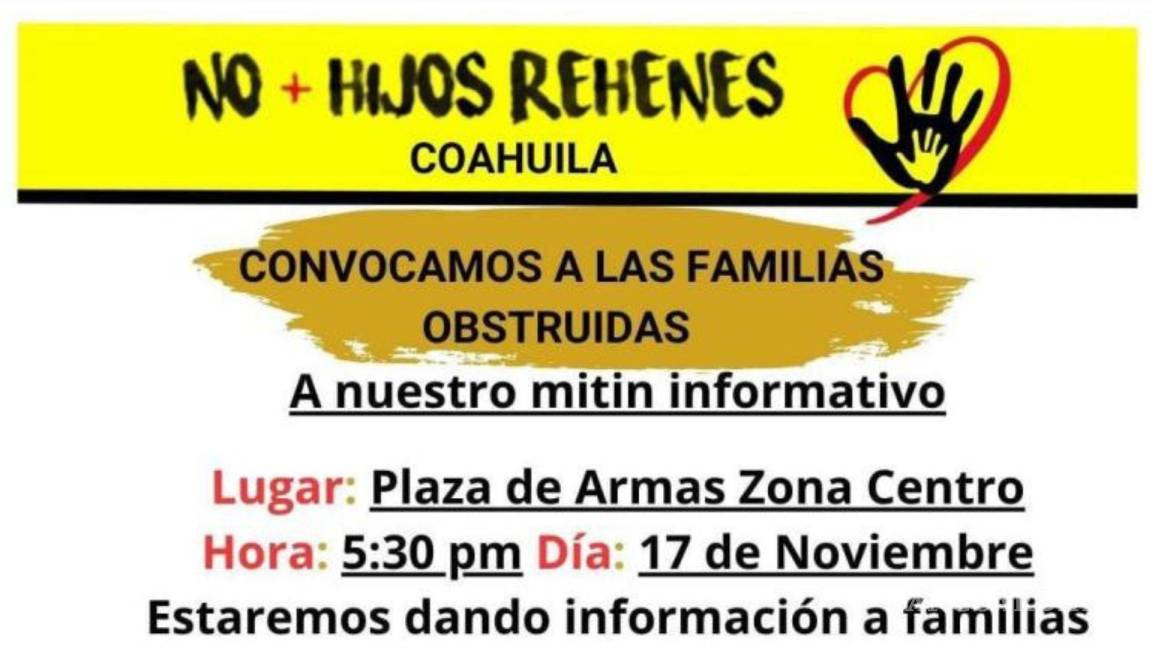 ¿Conoces a alguien que no puede ver a sus hijos? Asociación convoca jornada informativa en Plaza de Armas