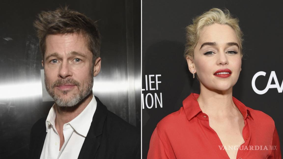 Brad Pitt participó en una subasta para cenar con Emilia Clarke