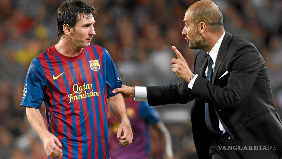 Guardiola fue captado en Barcelona...¿para llevarse a Messi?