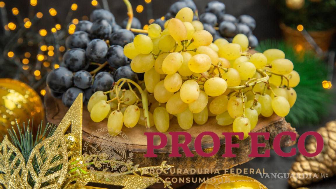 Profeco recomienda donde comprar las uvas más baratas y más caras para campanadas de Año Nuevo 2025