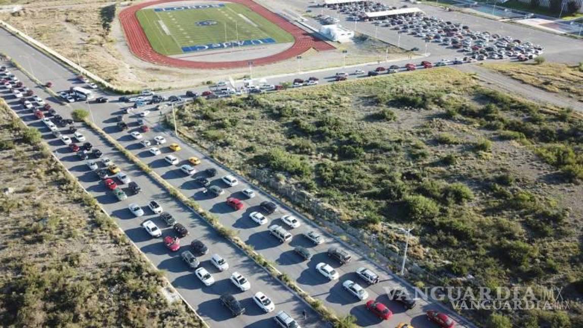 $!Las filas tanto peatonal como vehicular, se registrarán por al menos un kilómetro de longitud.