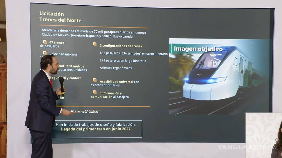 $!Así serán los trenes del tramo Saltillo-Monterrey-Nuevo Laredo; correrán a 165 km/h