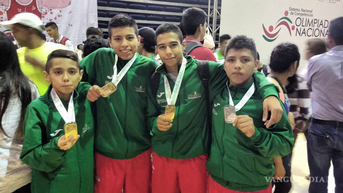 5 medallas más para Coahuila en Olimpiada Nacional