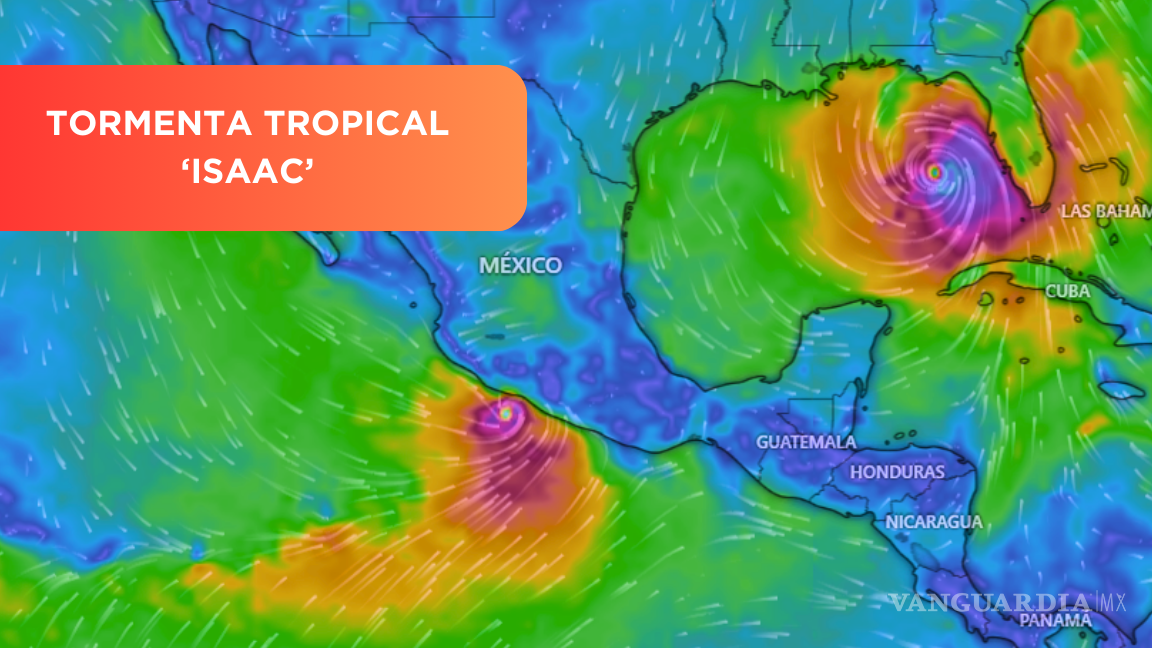 Se forma Tormenta Tropical Isaac sobre el océano Atlántico