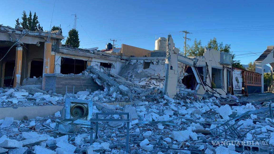 Saltillo fuerte explosión por acumulación de gas derriba locales; no