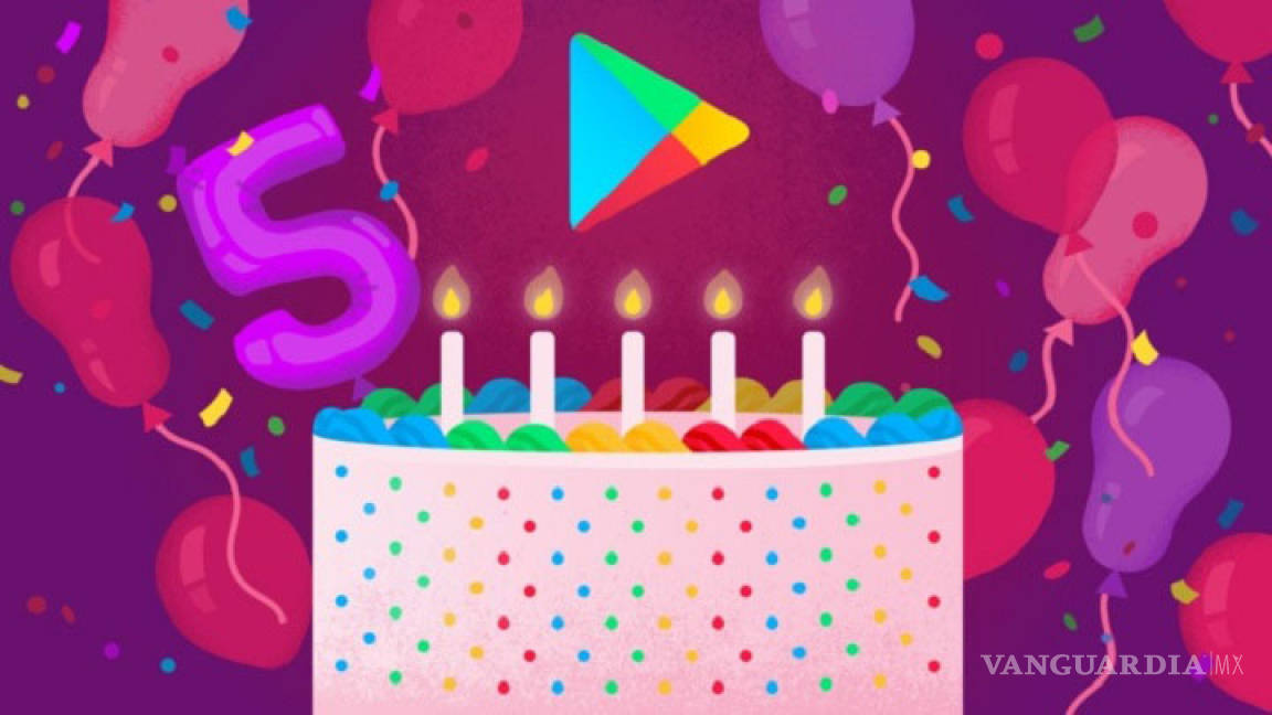 Celebra Google Play cinco años con su tienda virtual
