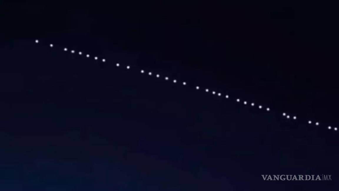 Así puedes ver los satélites de Starlink, de SpaceX en el cielo