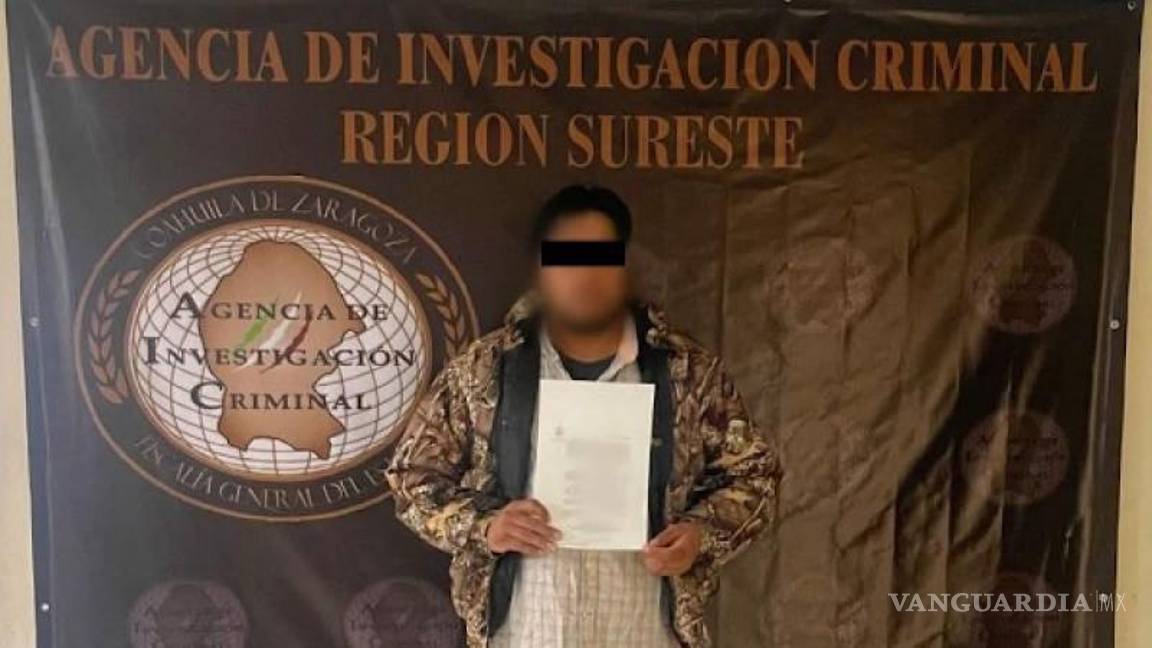 $!Agentes capturan al presunto feminicida durante el operativo realizado en 2023, antes de su traslado al penal varonil de Saltillo.