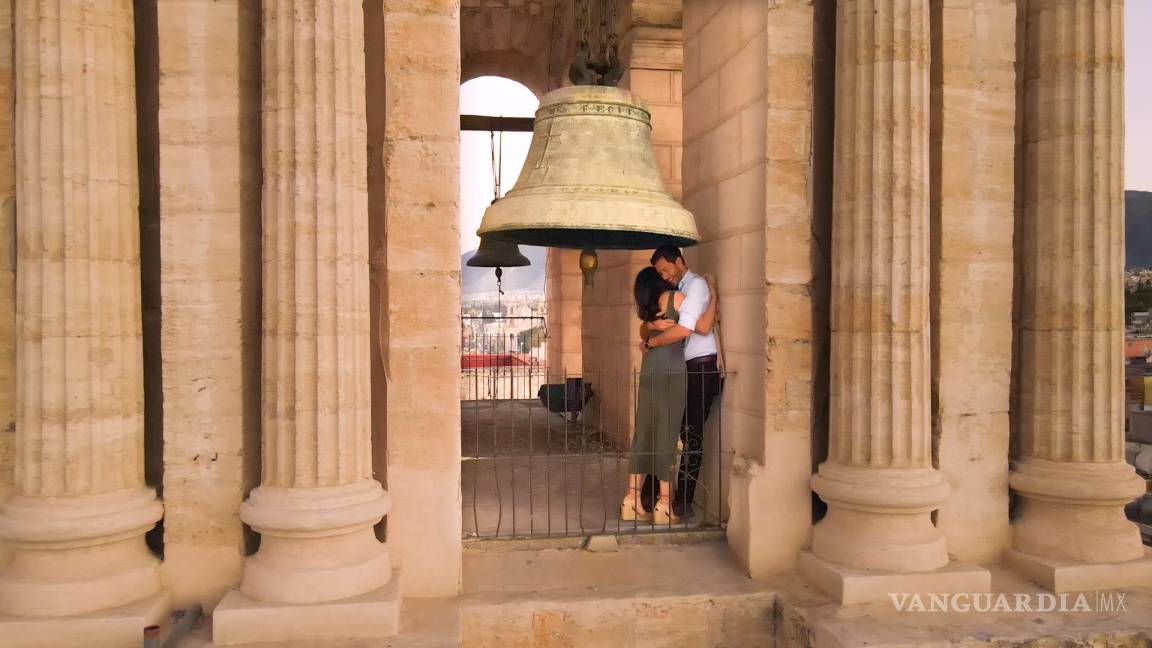 ‘¡Listos para pasar el resto de nuestras vidas juntos!’: propuesta de matrimonio en campanario de la Catedral de Saltillo