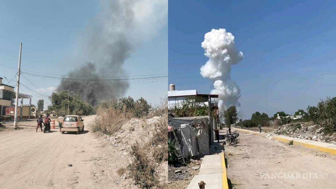 Explota pirotecnia en Tultepec, Edomex; deja un lesionado y talleres afectados