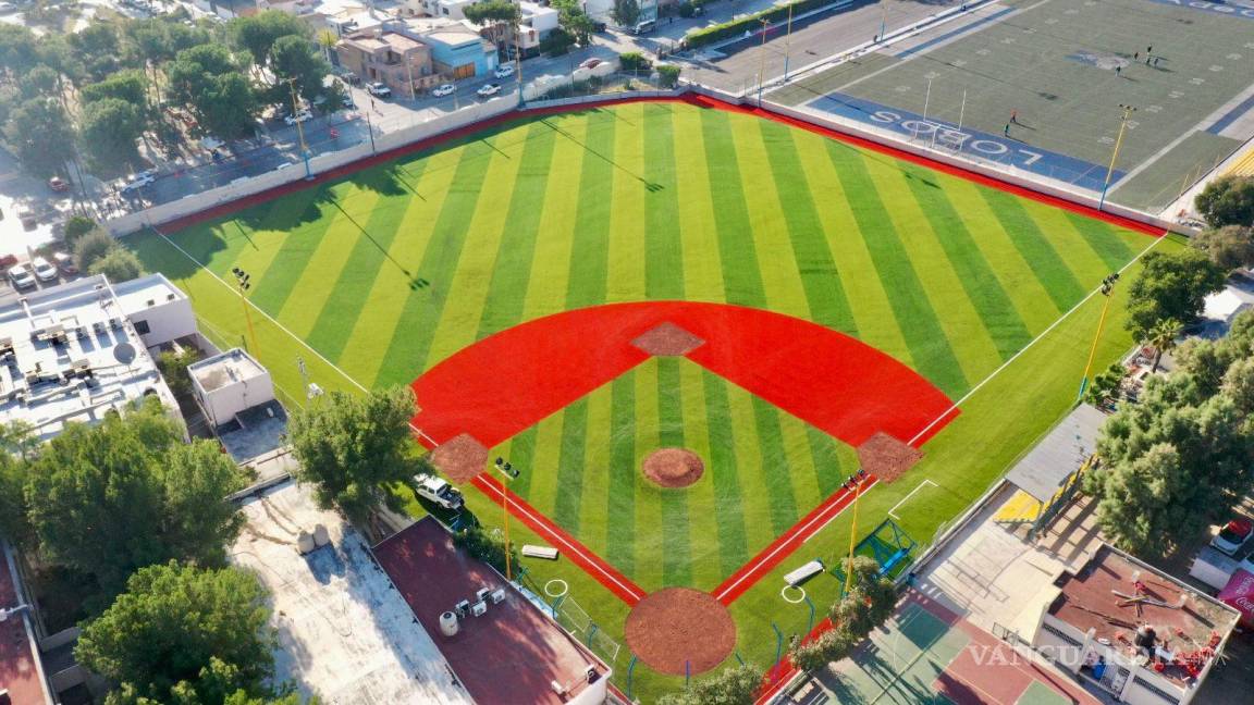 En etapa final rehabilitación del campo de beisbol del Ateneo Fuente, en Saltillo