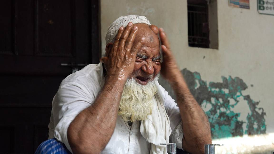 $!Mohammed Samaydeen, superviviente de un linchamiento en la India motivado por mensajes falsos y odio religioso en el que murió Qasim Qureshi.