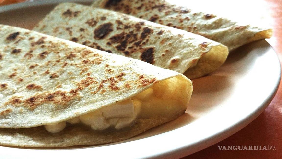 Las quesadillas son el antojito favorito de los mexicanos, más que la barbacoa