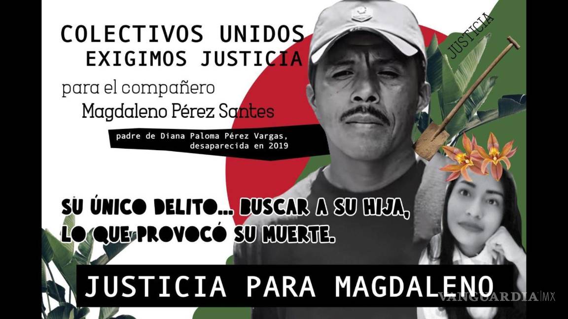 Exigen justicia para Magdaleno Pérez, padre buscador presuntamente asesinado por policías en Veracruz