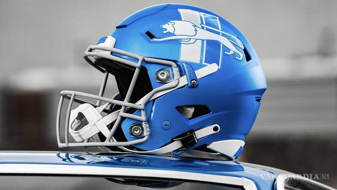 Los Lions de Detroit están de gala: utilizarán casco alternativo con logo ‘vintage’