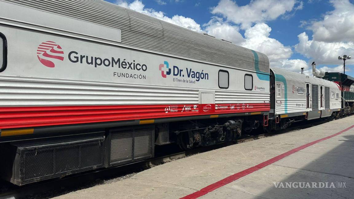 Arriba a Frontera, Coahuila, ‘Dr Vagón, el Tren de la Salud’ para dar servicio médico gratuito