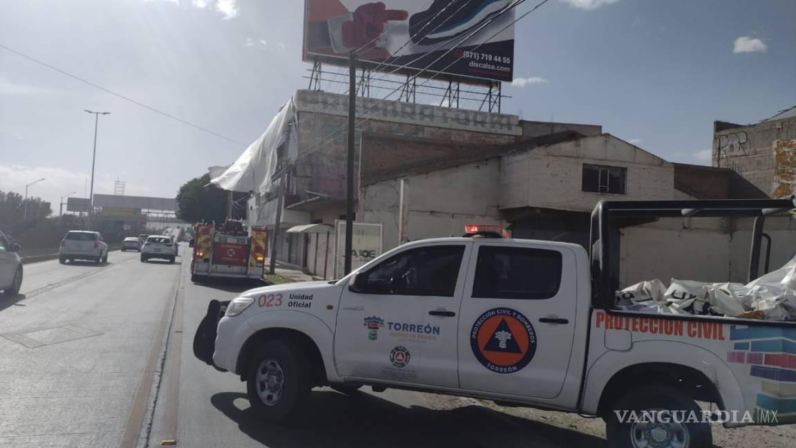 $!Protección Civil reporta saldo blanco después de fuerte tolvanera en Torreón