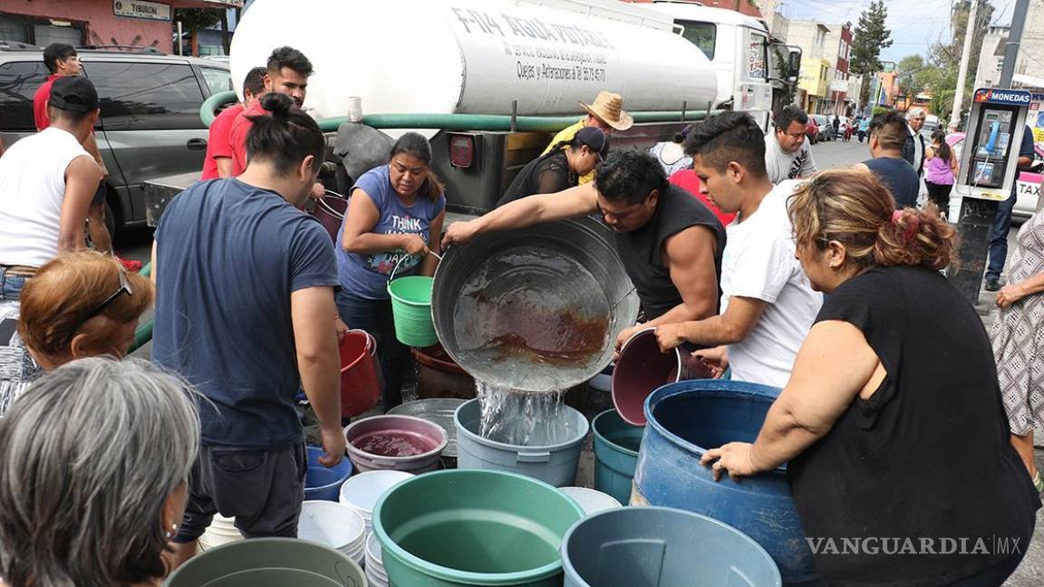 Suspensión total del suministro de agua, afectará a 8 millones de personas en el Valle de México