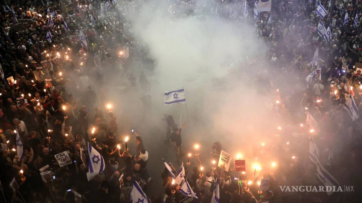 Más de 100 mil israelíes protestan en Jerusalén contra Netanyahu