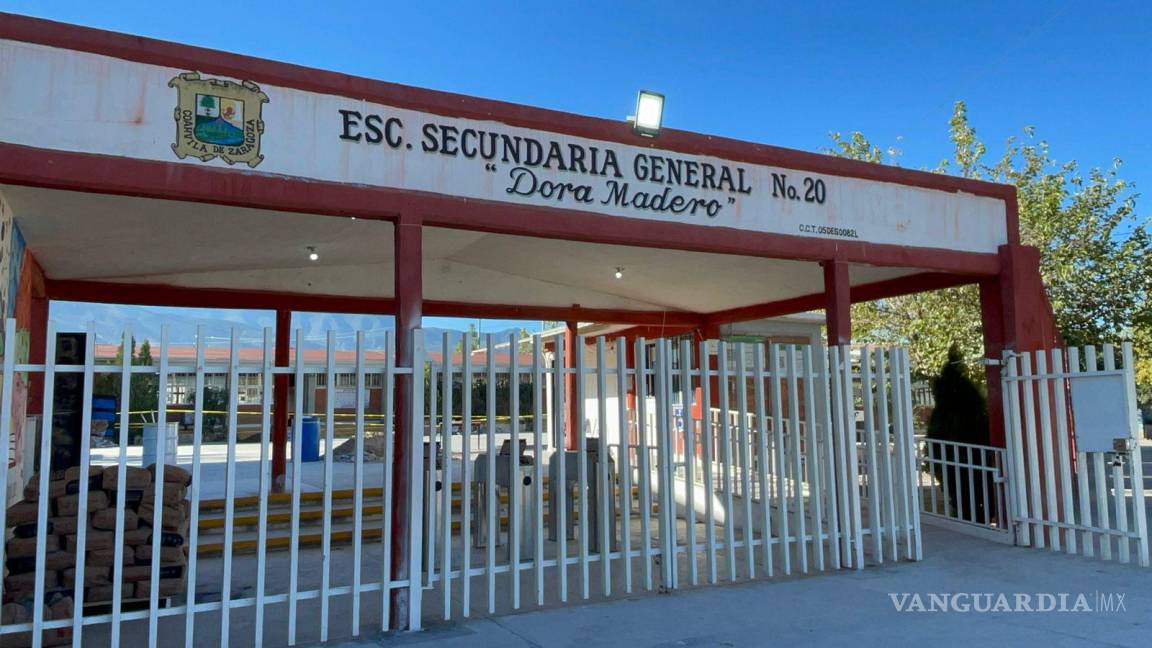 Robo a secundaria de Saltillo deja a más de mil alumnos sin energía eléctrica