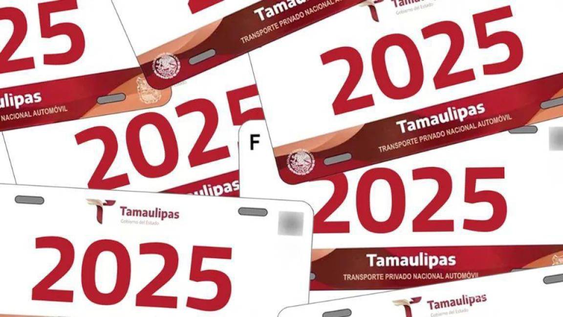 2025 trae cambio de placas en Tamaulipas: ¿Estás listo para el proceso?