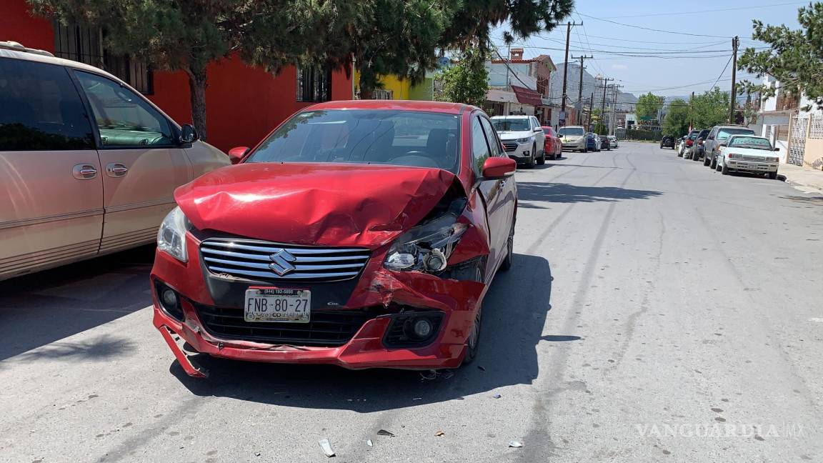 Causa choque múltiple en calles de la Topochico en Saltillo