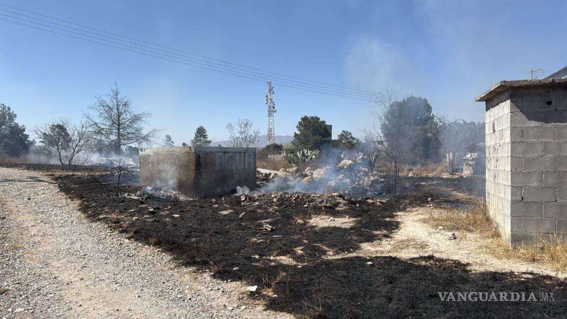 Incendios en baldíos de Saltillo movilizan a bomberos y autoridades