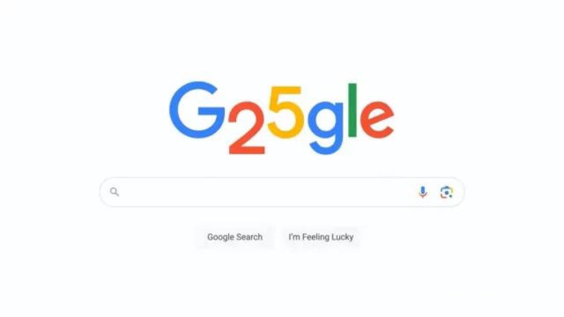 Google celebra sus 25 años con ‘doodle’