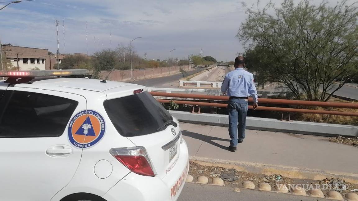 Protección Civil Torreón revisa canales de riego antes de que inicie el ciclo agrícola
