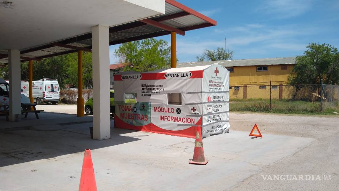 Cruz Roja baja precio de pruebas COVID-19 en Piedras Negras
