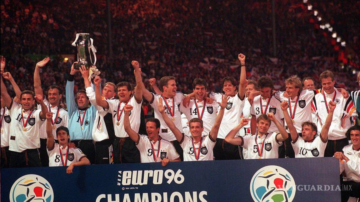 $!Alemania ha conquistado tres títulos de la Eurocopa, en los años 1972, 1980 y 1996.