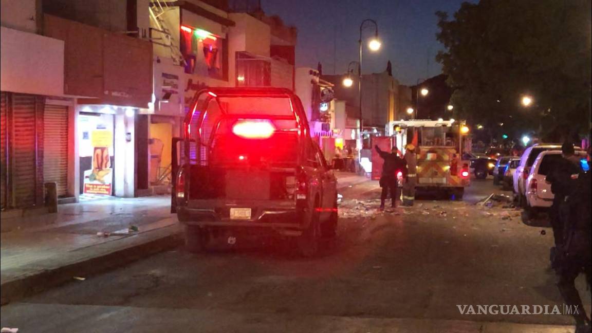 Explosión en restaurante de calle Victoria de Saltillo causa alarma