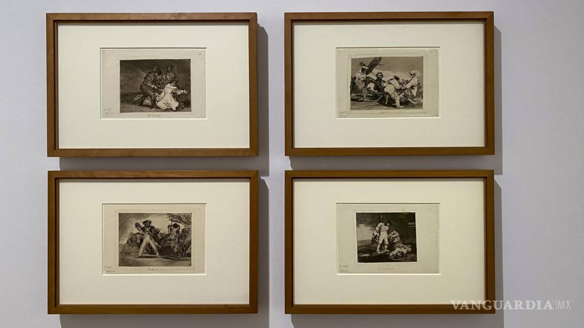 $!Vista de la exposición Los desastres de la guerra: Goya y el presente, que el Museo Albertina de Viena muestra hasta el 21 de agosto de 2022.