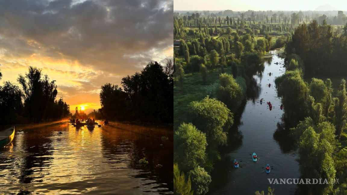 CDMX: ¿Sin planes para este fin de semana? Amanecer, kayak y Xochimilco es la respuesta