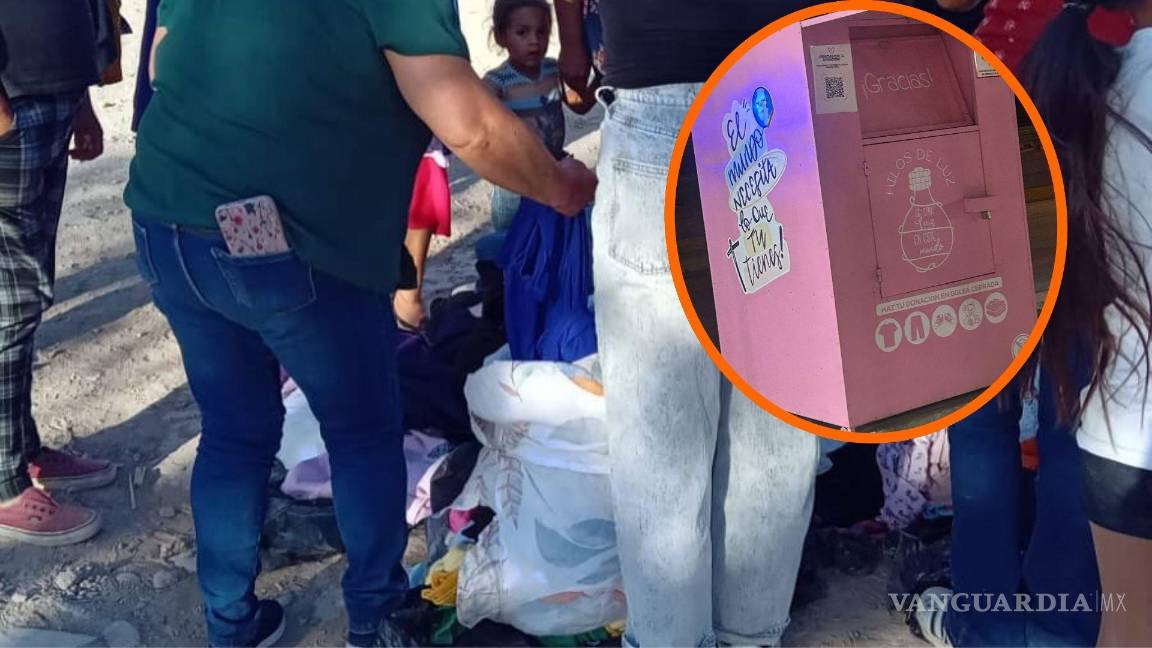 ¿Los has visto? Estos contenedores rosas en Saltillo tienen un propósito: Conoce esta innovadora forma de donar