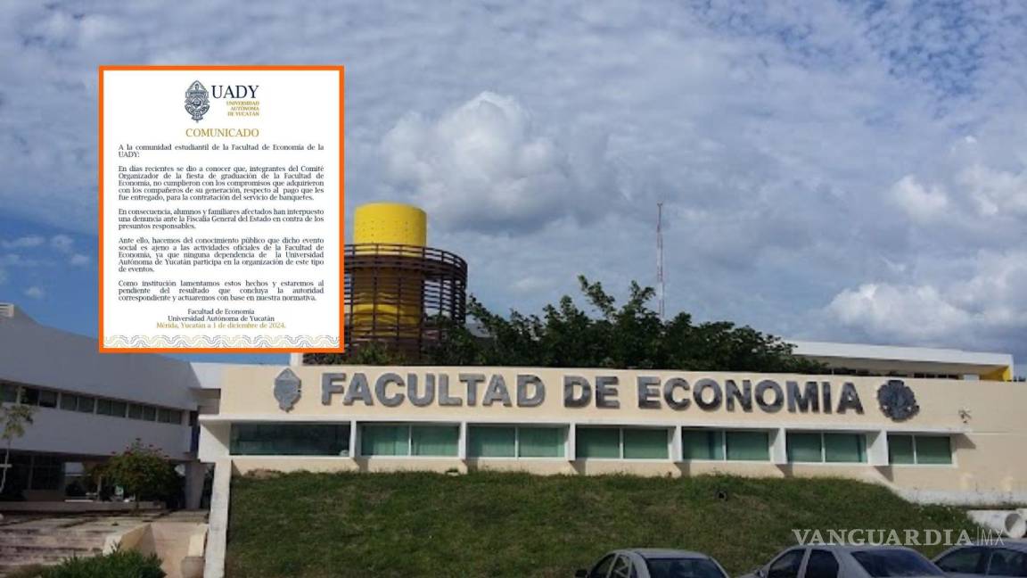 Se quedan sin graduación estudiantes de la Autónoma de Yucatán; organizador huyó con más de 200 mil pesos