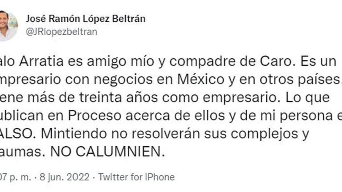 $!“Es amigo y compadre”, responden López Beltrán y Carolyn Adams sobre empresario vinculado a Baker Hughes