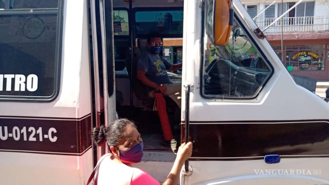 Descartan incremento de tarifas al Transporte Público en Monclova